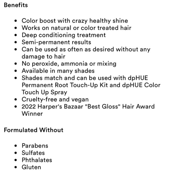 dpHUE Gloss+ Semi-Permanent Hair Color & Deep Conditioner in Light Blonde NEW - Picture 6 of 7